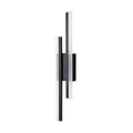 Modern double line wall lamp with creative art design for hotel stairs and aisle background lighting